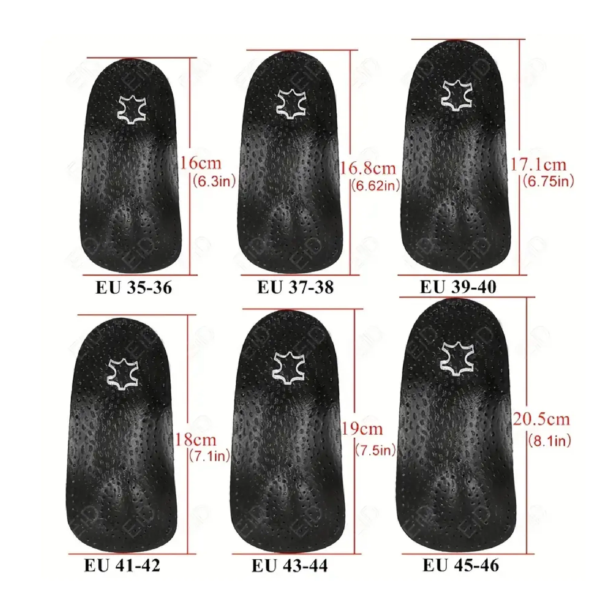 1 Pair Black Arch Support Insoles Orthotic Insoles, Flat Feet Arch Support Shoes Pads Sports Insoles