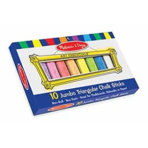 10 Jumbo Triangular Chalk Set