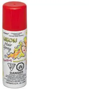 133ml Neon Red Washable Hair Spray