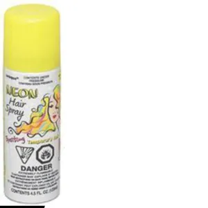 133ml Neon Yellow Washable Hair Spray