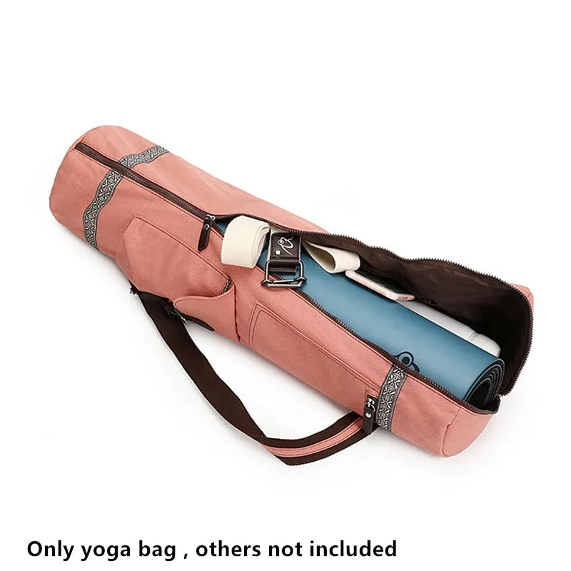 1Pc Portable Outdoor Yoga Mat Bag Gym Fitness Exercise Dance Pilates Pad Storage Carry Sack