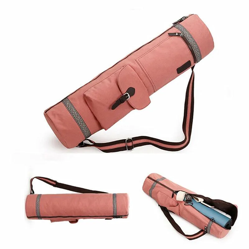 1Pc Portable Outdoor Yoga Mat Bag Gym Fitness Exercise Dance Pilates Pad Storage Carry Sack