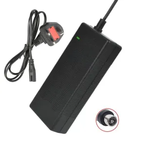 42V 2A Lotus Head Electric Scooter Smart Charger 36V Lithium Battery Charger, Plug: UK