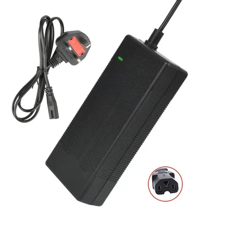 42V 2A T-head Electric Scooter Smart Charger 36V Lithium Battery Charger, Plug: UK