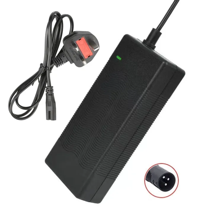 42V 2A XLR Head Electric Scooter Smart Charger 36V Lithium Battery Charger, Plug: UK