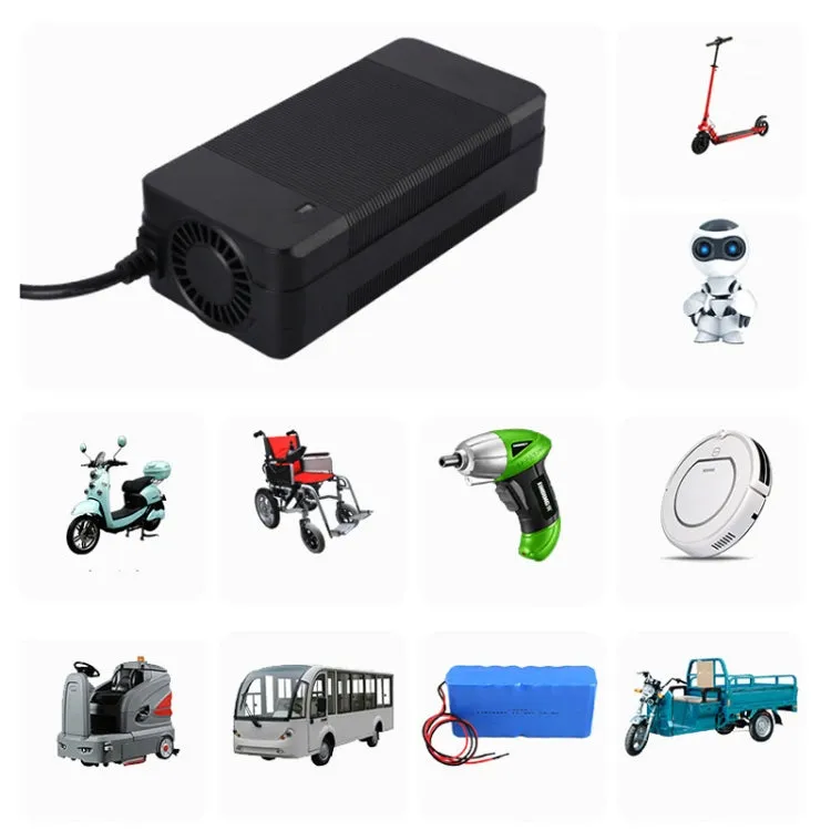 42V 4A Electric Scooter Charger Fan Type 36V Lithium Battery Charger AU Plug