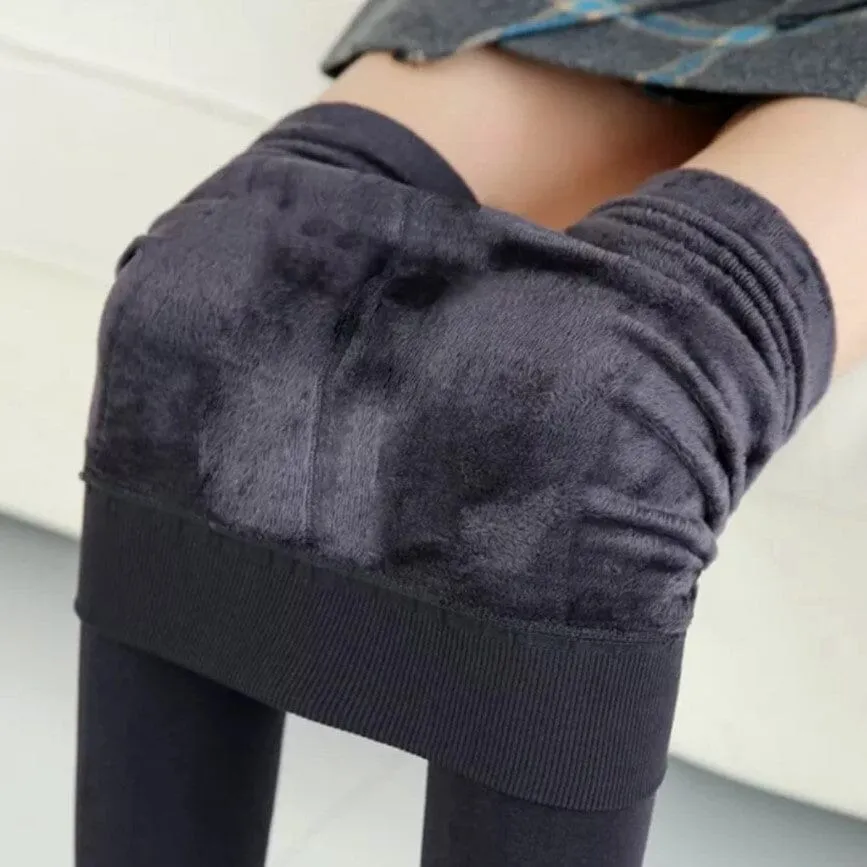 6-Pack: Women’s Extra Fleece Leggings High Waist