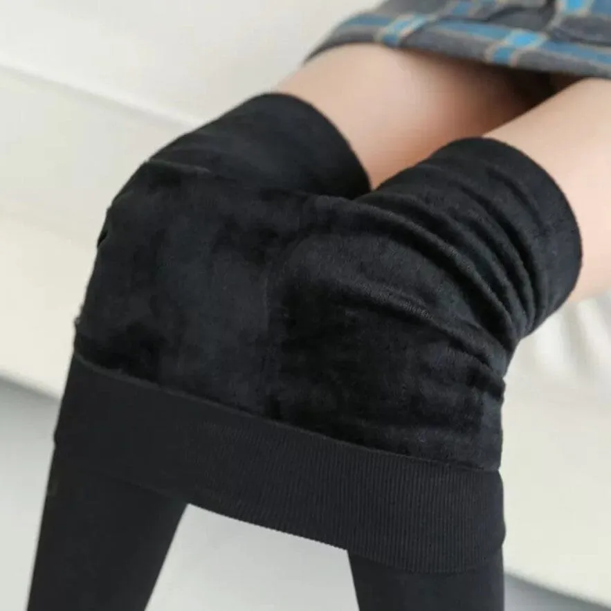 6-Pack: Women’s Extra Fleece Leggings High Waist