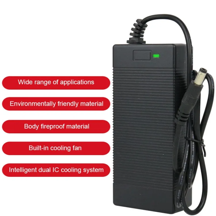 84W 42V/2A Electric Vehicle Smart Temperature Control Heat Dissipation Charger, Spec: 3-core(EU Plug)