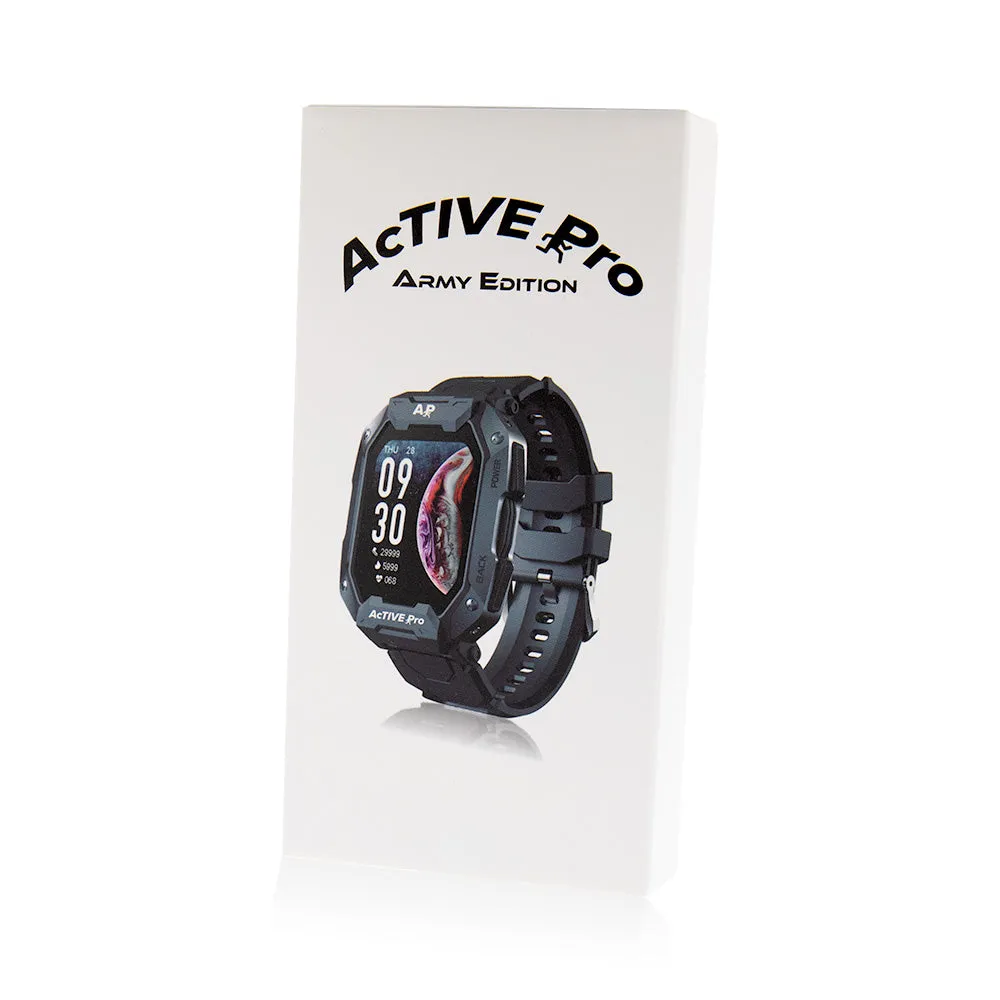 Active Pro Smart Watch Army Grey Edition