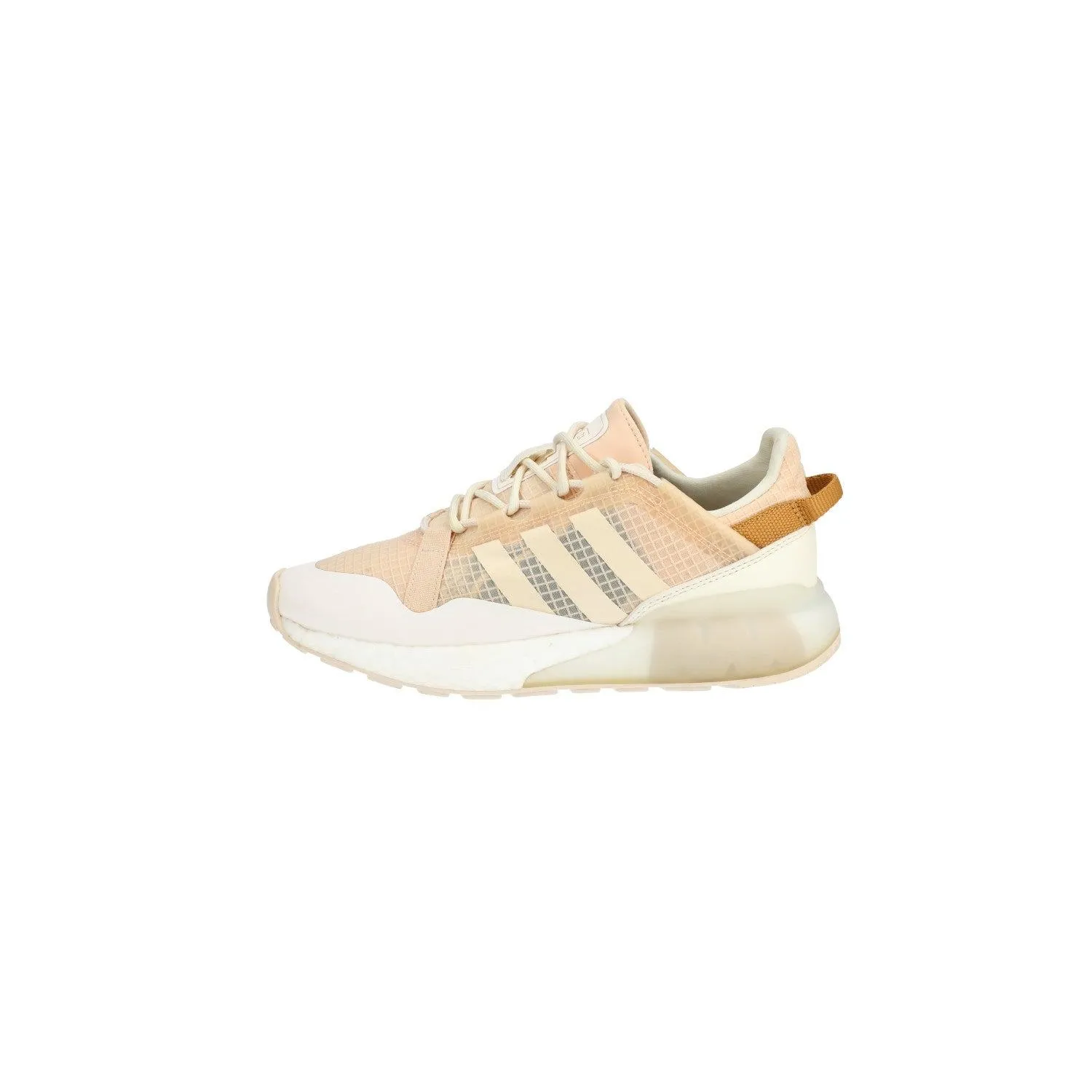 Adidas Zk 2K Boost Pure Low-Top Sneakers Fabric Beige Colour For Women