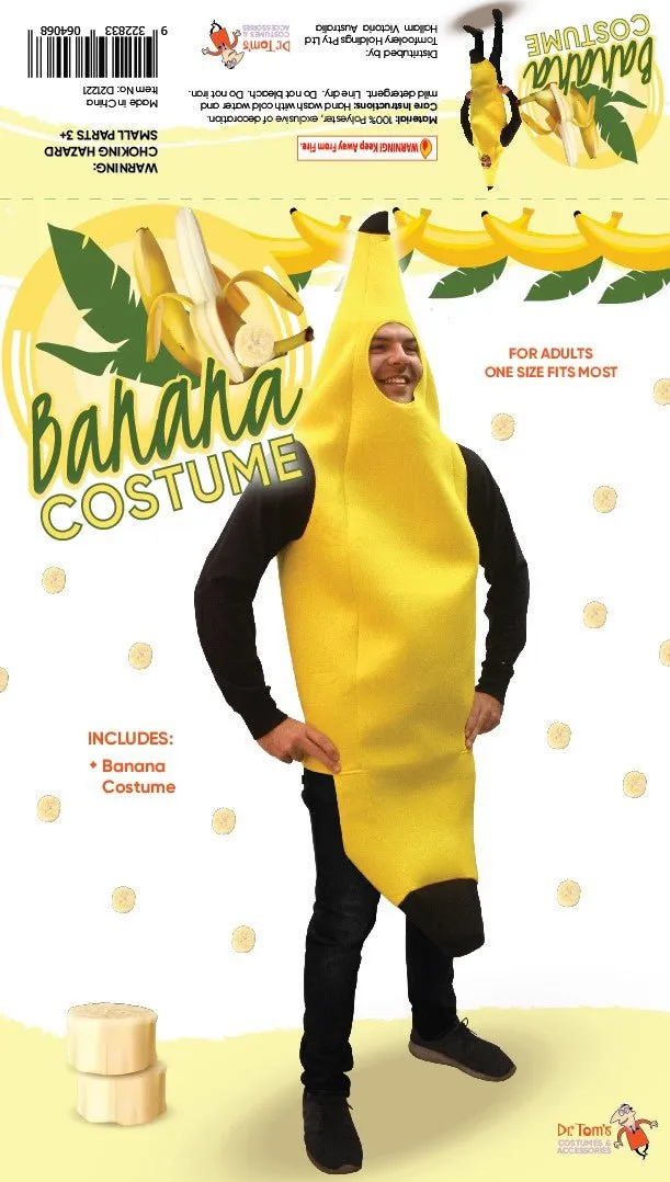 Adult Unisex Banana Novelty Costume