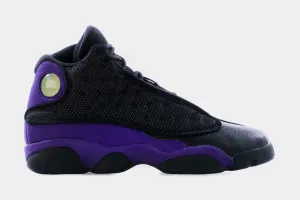 Air Jordan 13 Retro Court Purple Grade School Lifestyle Shoes (Black/Court Purple)