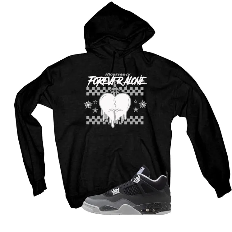 Air Jordan 4 Fear Pack Black T-Shirt (Forever Alone)| illcurrency