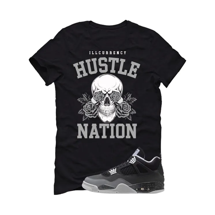 Air Jordan 4 Fear Pack Black T-Shirt (Hustle Nation)| illcurrency