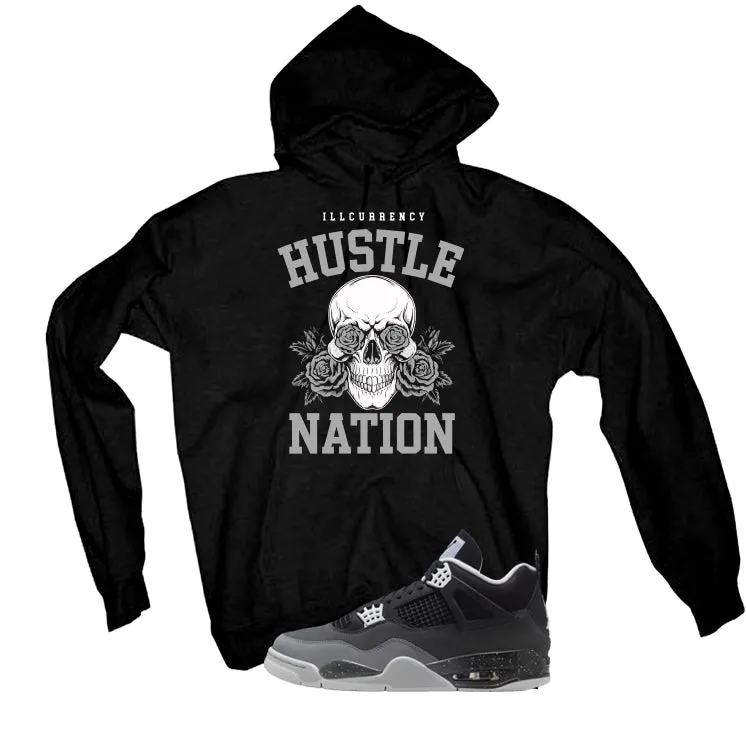 Air Jordan 4 Fear Pack Black T-Shirt (Hustle Nation)| illcurrency