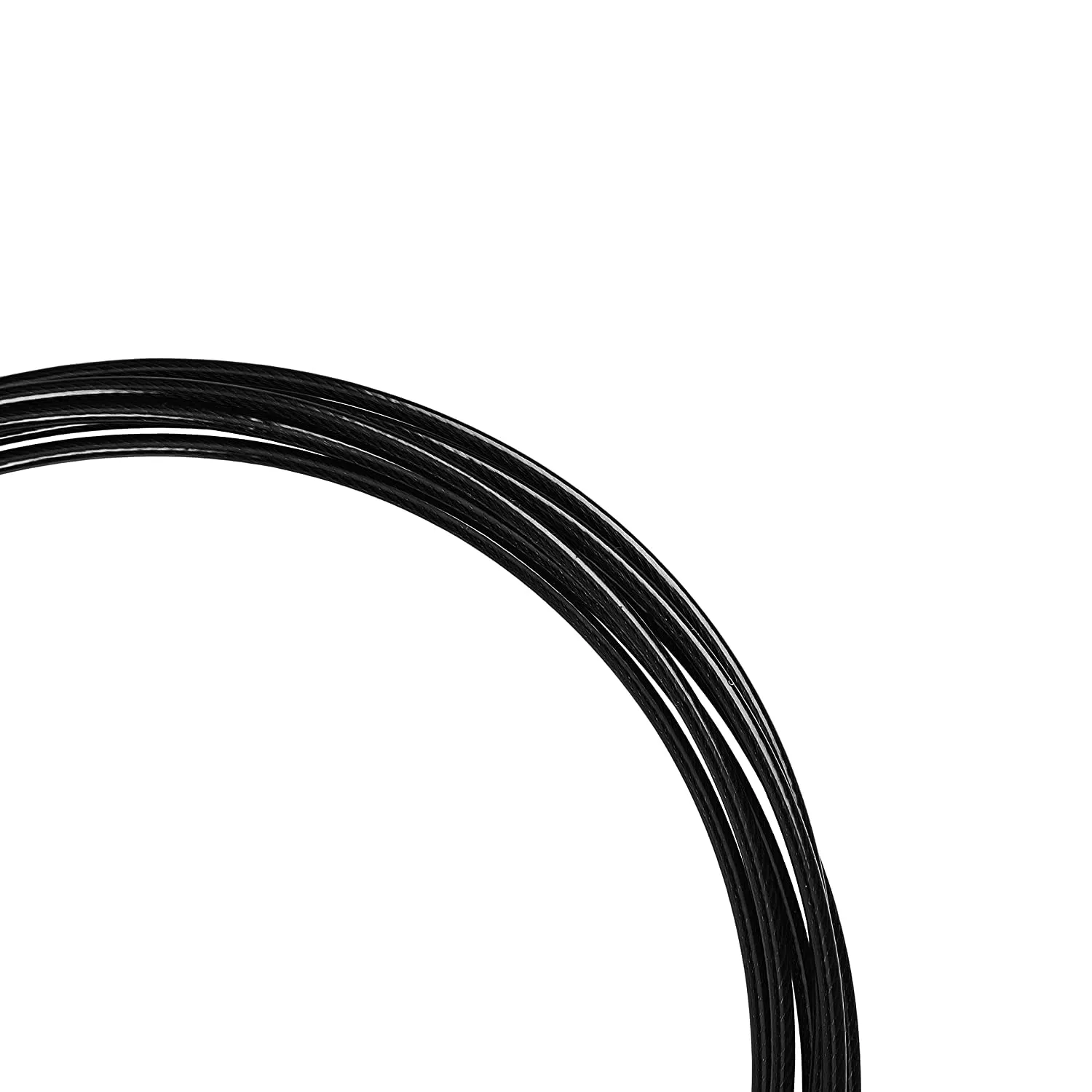 AMIFIT Plastic Speed Jump Rope, Black