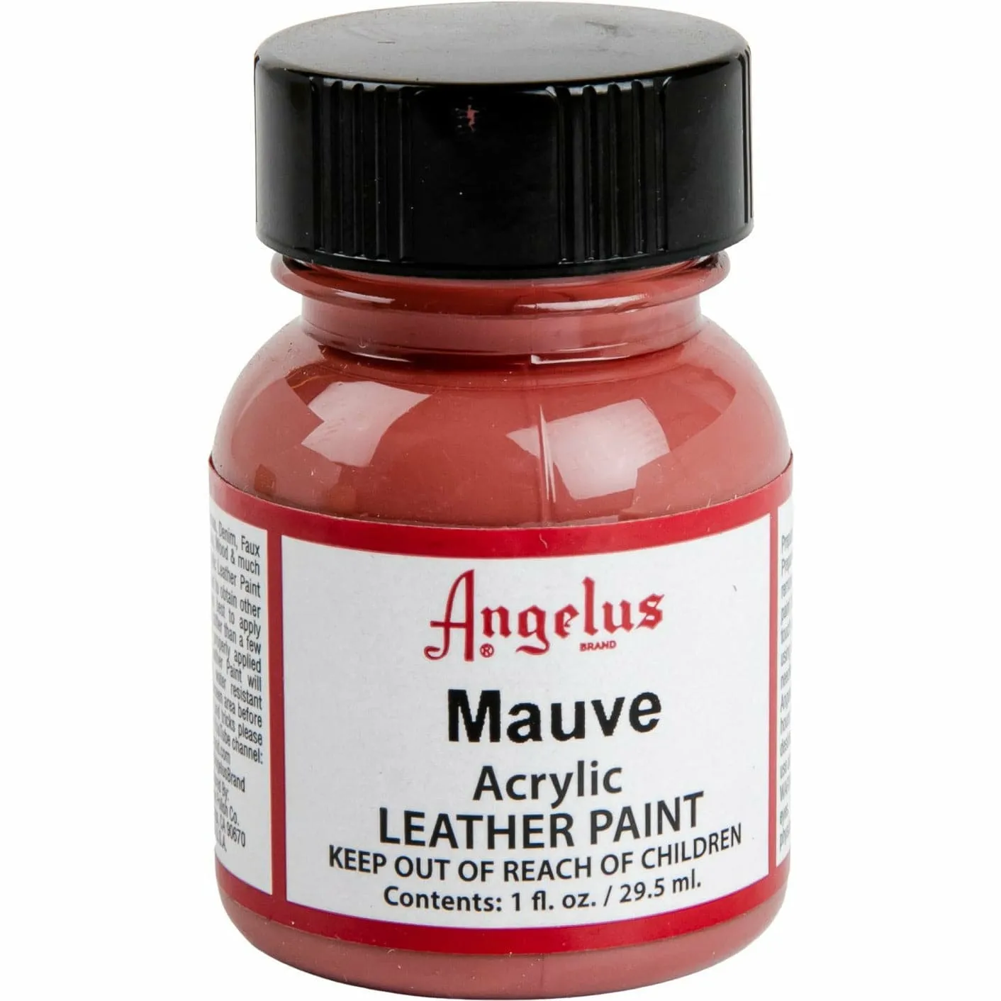 Angelus Acrylic Paint Mauve #169 29Ml Use On Leather, Vinyl Or Fabric