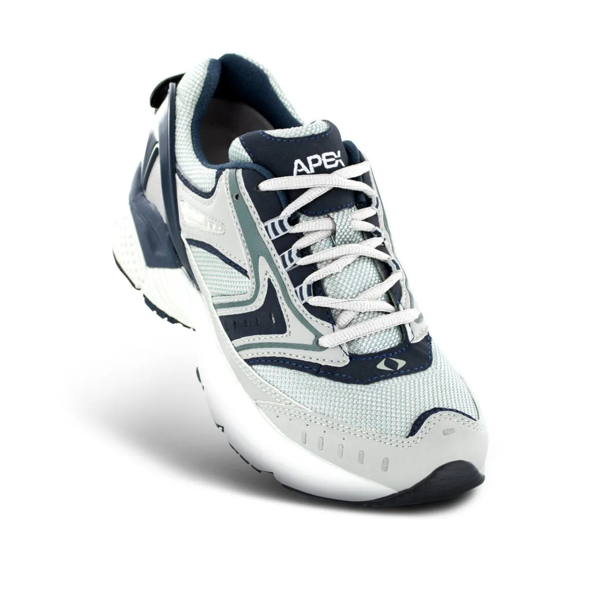 Apex X532m Rhino Runner Men's Active Shoe In Silver/blue