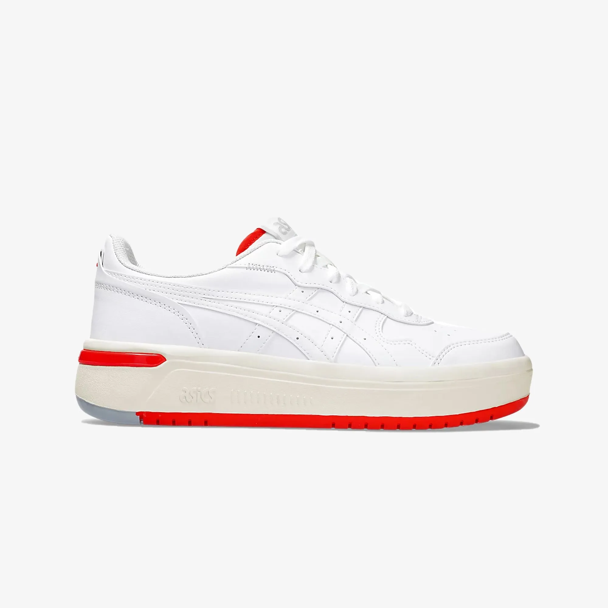 Asics | JAPAN S STACK  { WHITE/CHERRY TOMATO