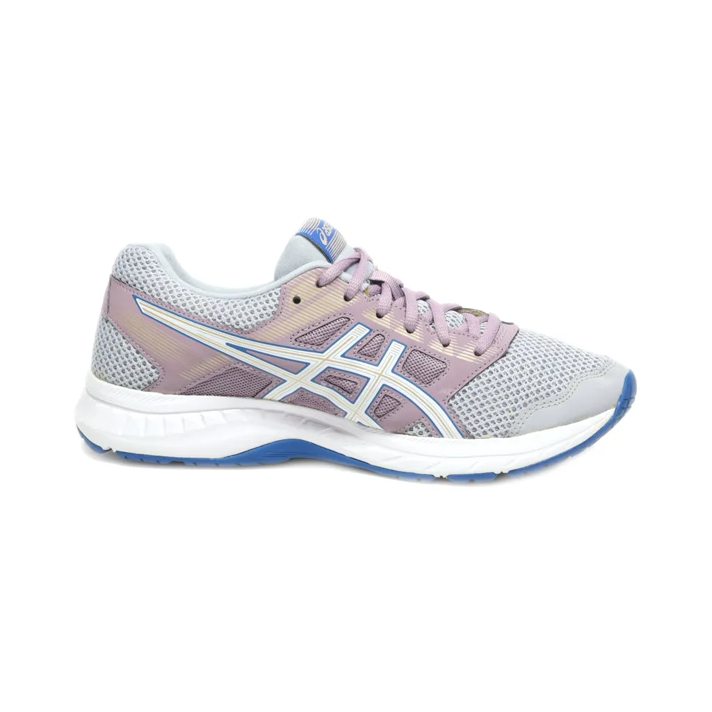 Asics Sport Shoes Fabric Grey Colour For Women