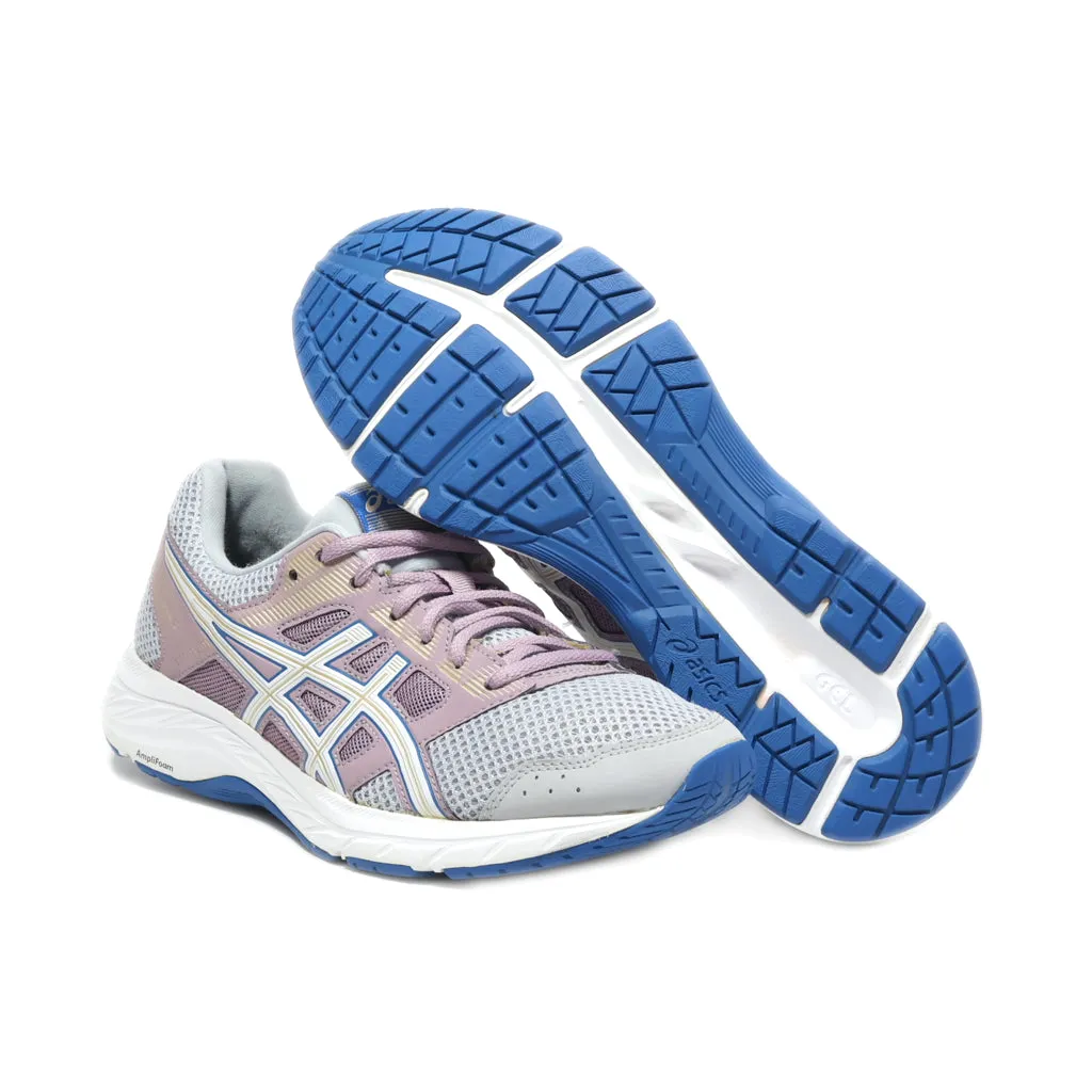 Asics Sport Shoes Fabric Grey Colour For Women