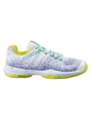 Babolat Sensa White/Spring Bud Women's Padel Shoe