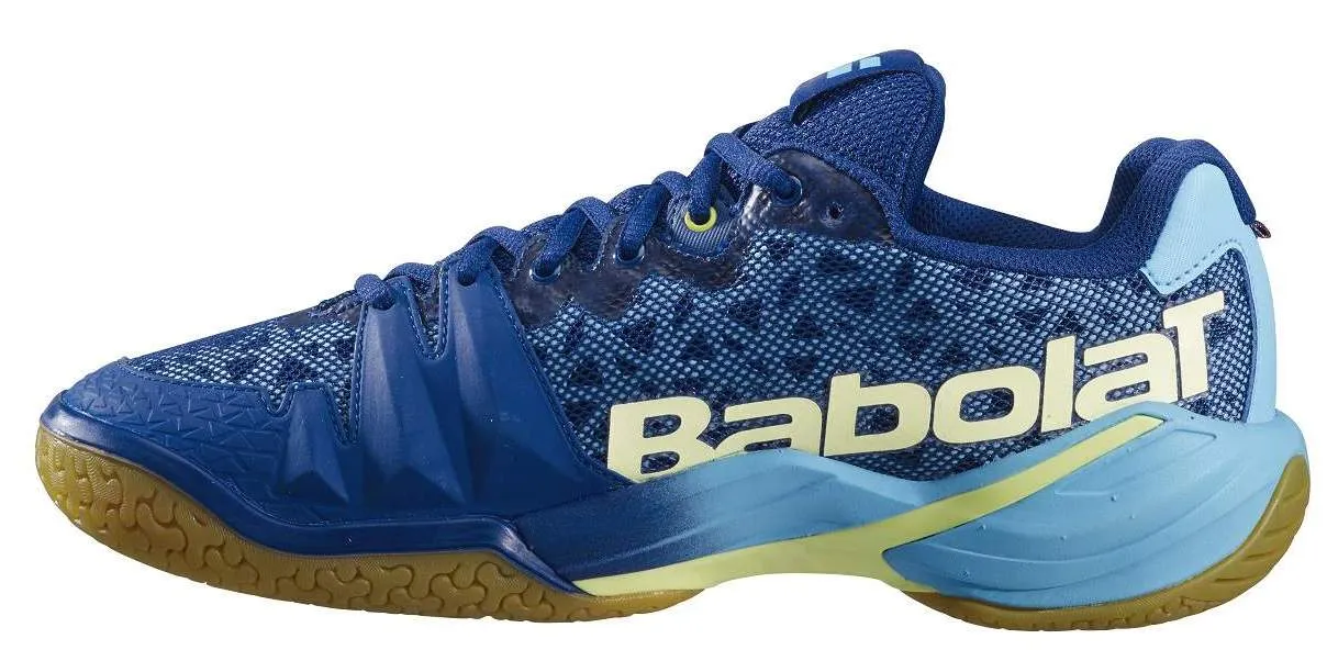 Babolat Shadow Tour Estate Blue/Canary Yellow Women's Court Shoe