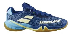 Babolat Shadow Tour Estate Blue/Canary Yellow Women's Court Shoe