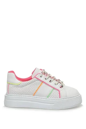 Binono Girl's White Nedı F 3fx Sneaker