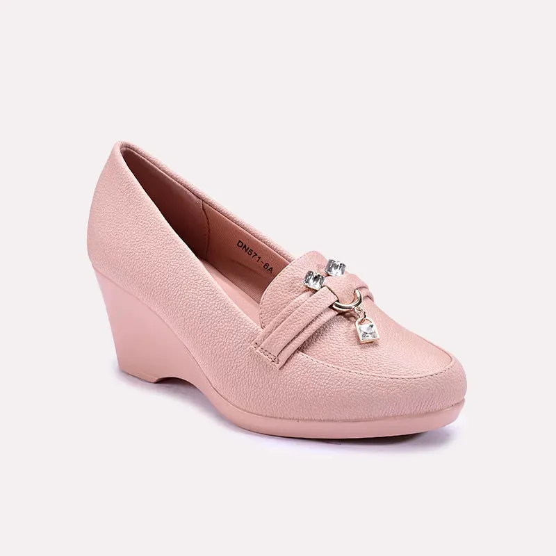 Brigitte Pink Casual Court Shoes 0431310