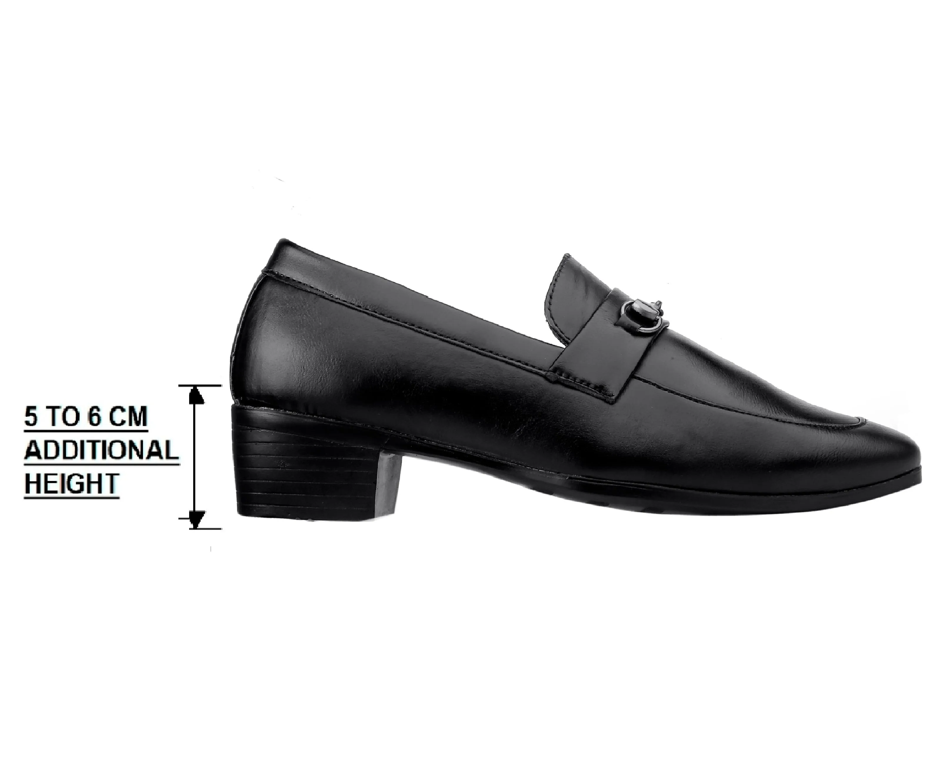 BXXY Men's Height Increasing  Casual, Loafer And Moccasins, Buckle Shoes