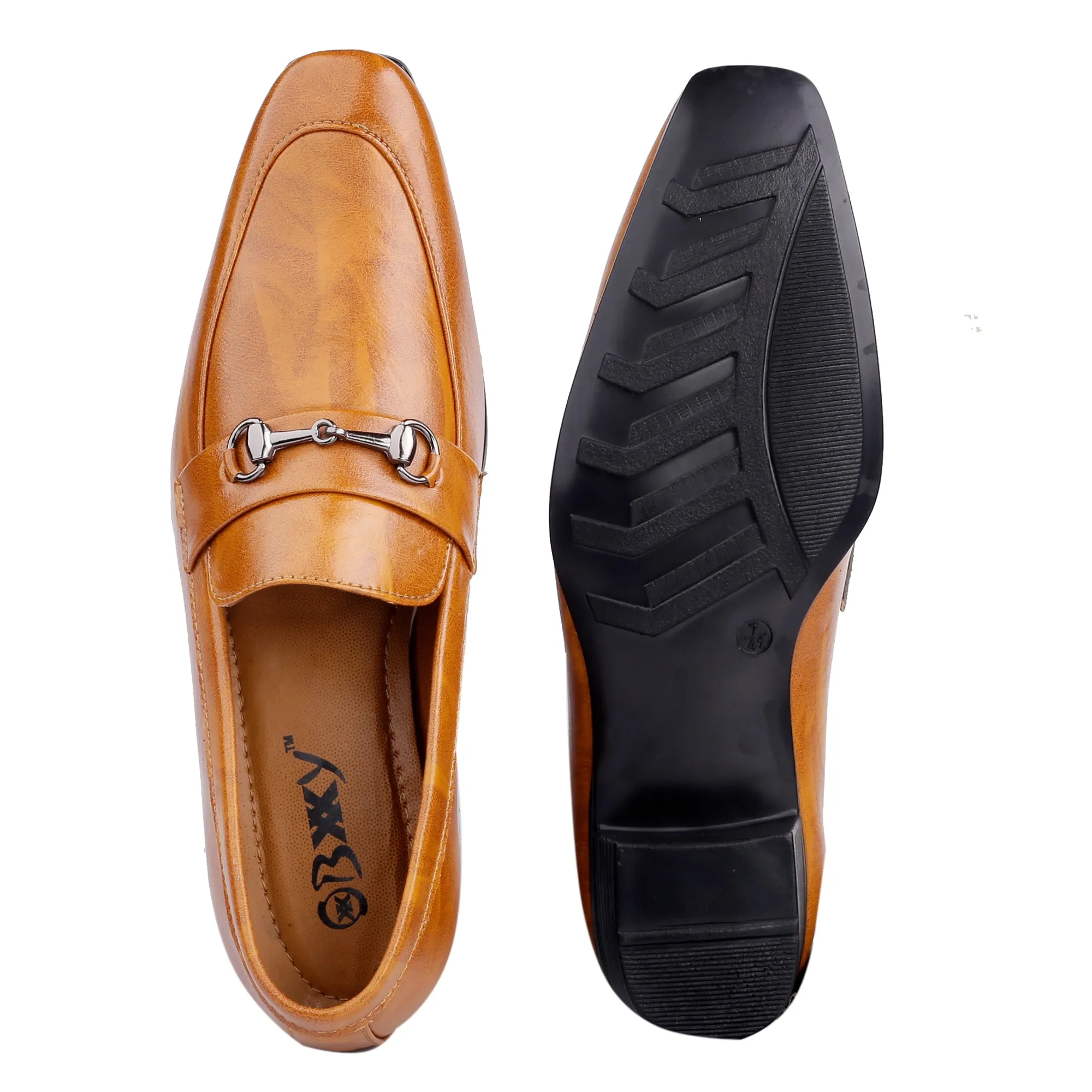 BXXY Men's Height Increasing  Casual, Loafer And Moccasins, Buckle Shoes