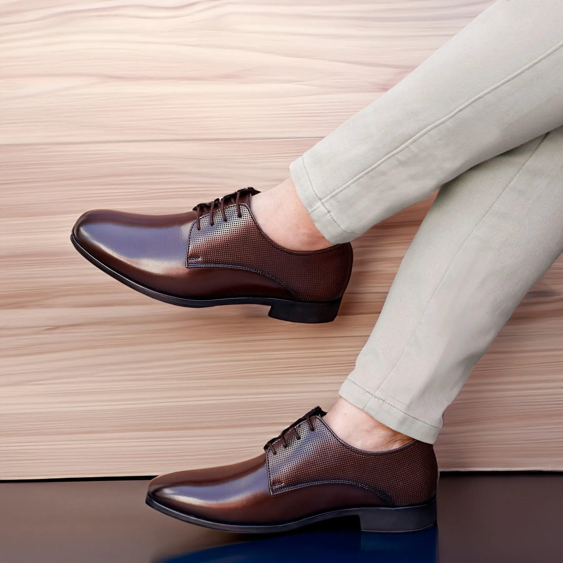 Bxxy's Vegan Leather Lace-up Formal Shoes