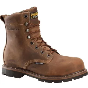 Carolina Men's Installer 8" Soft Toe WP Work Boot -Brown- CA3057