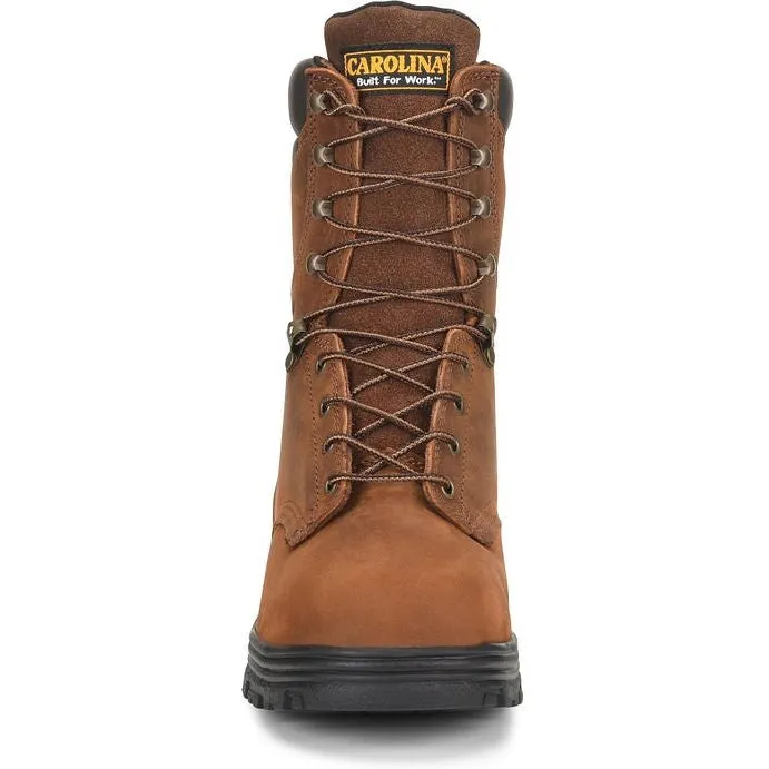 Carolina Men's Surveyor 8" Steel Toe WP Slip Resist Work Boot -Brown- CA3524