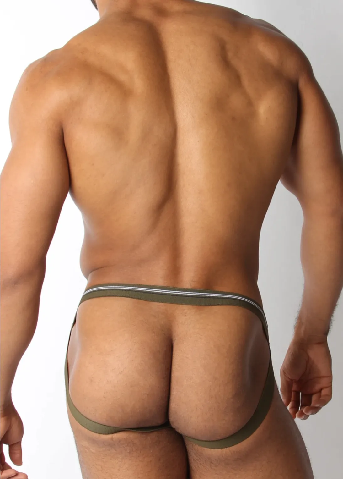 CELLBLOCK 13 TIGHT END SWIMMER JOCKSTRAP - ARMY