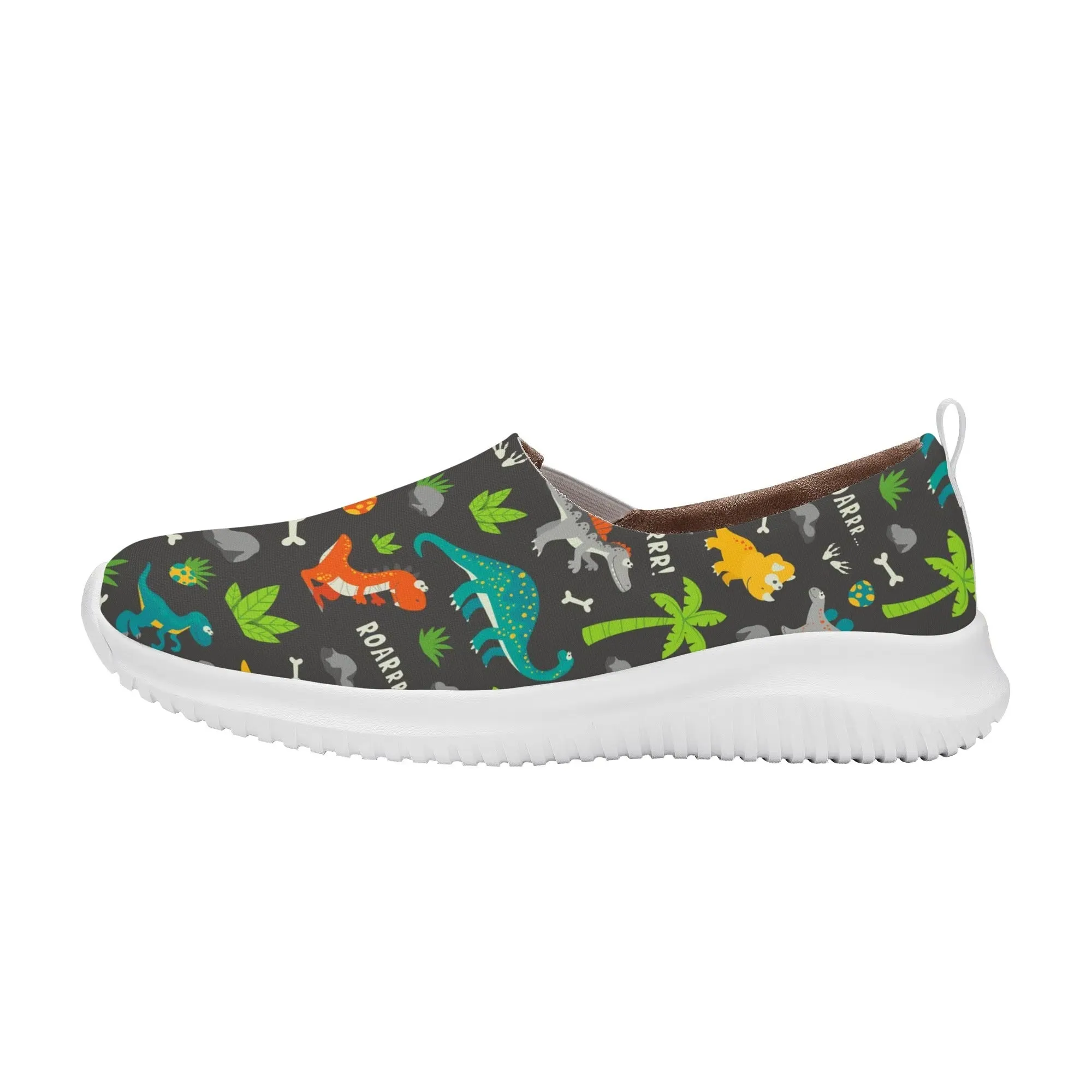 Children's Hospital Shoes Dinosaur Pattern Shoes Womens Nursing Slip On Shoes