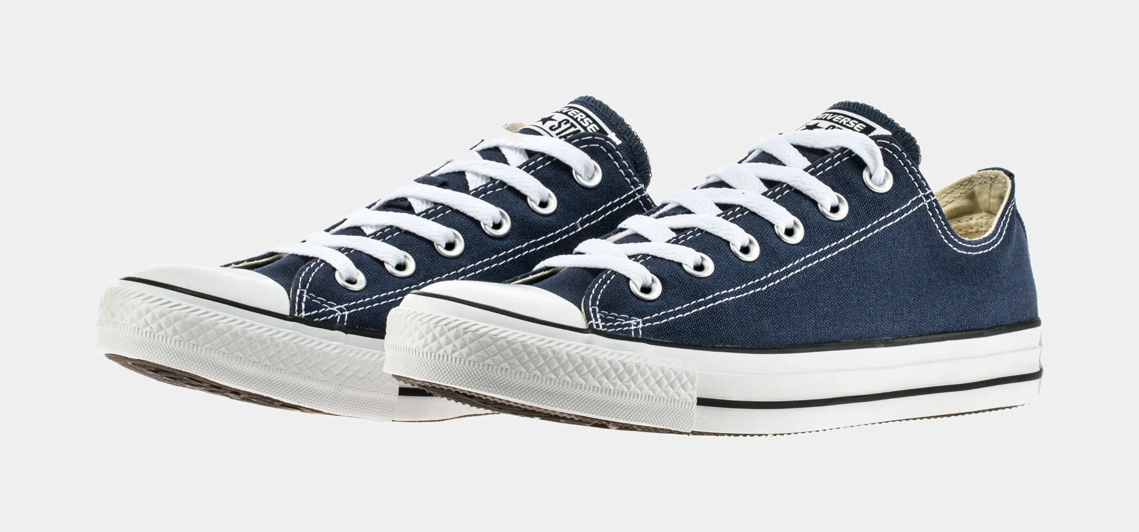 Chuck Taylor All Star Classic Colors Low Solid Canvas Mens Lifestyle Shoe (Navy Blue)