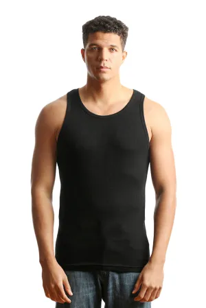 City Lab Men's Cotton Ribbed Tank Top