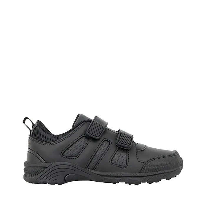 Clarks Noah Black School Trainer