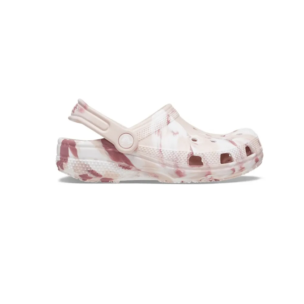 Classic Kid's Marbled Clog - Quartz Pink