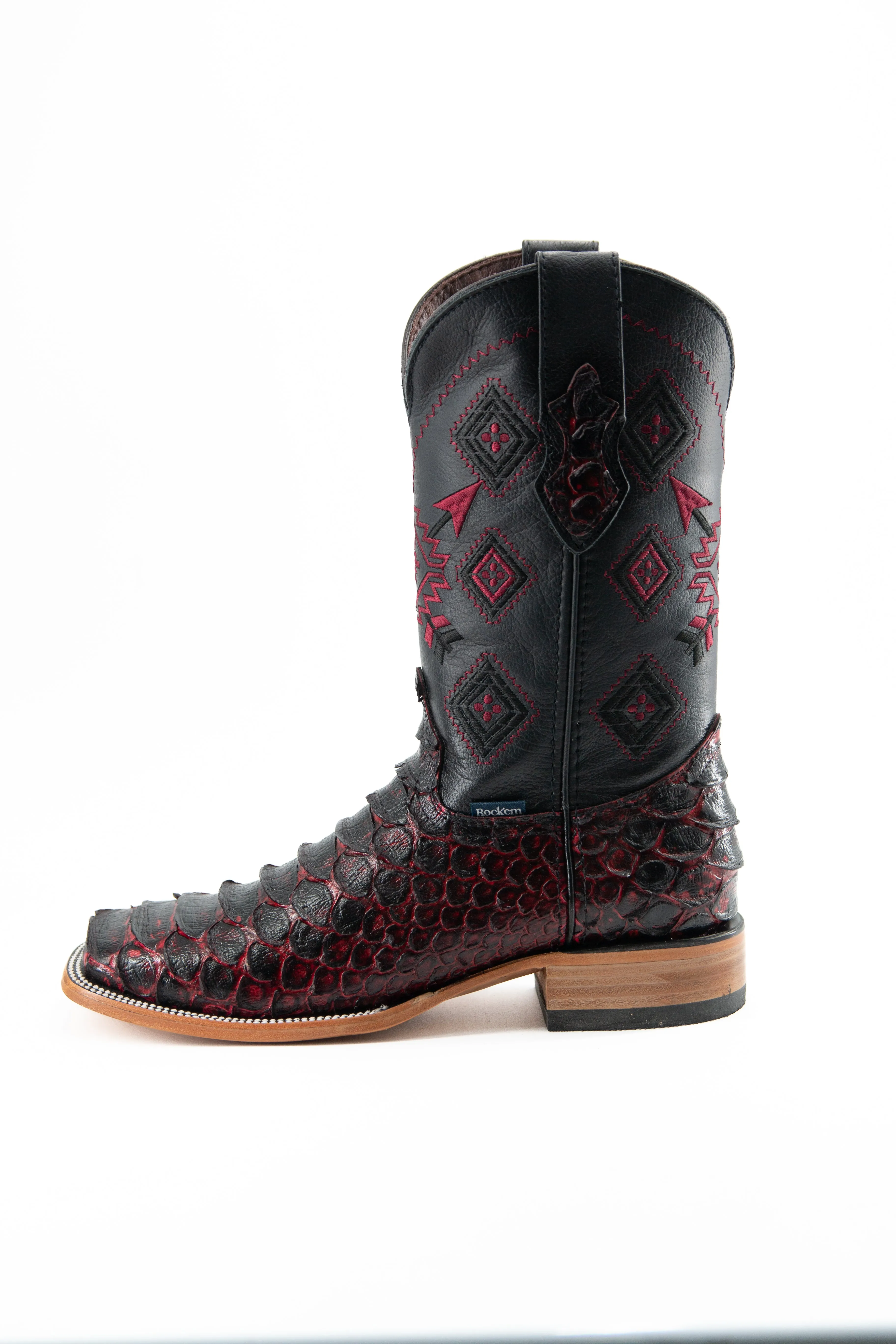 Clon Piton Mega Square Toe Cowboy Boot