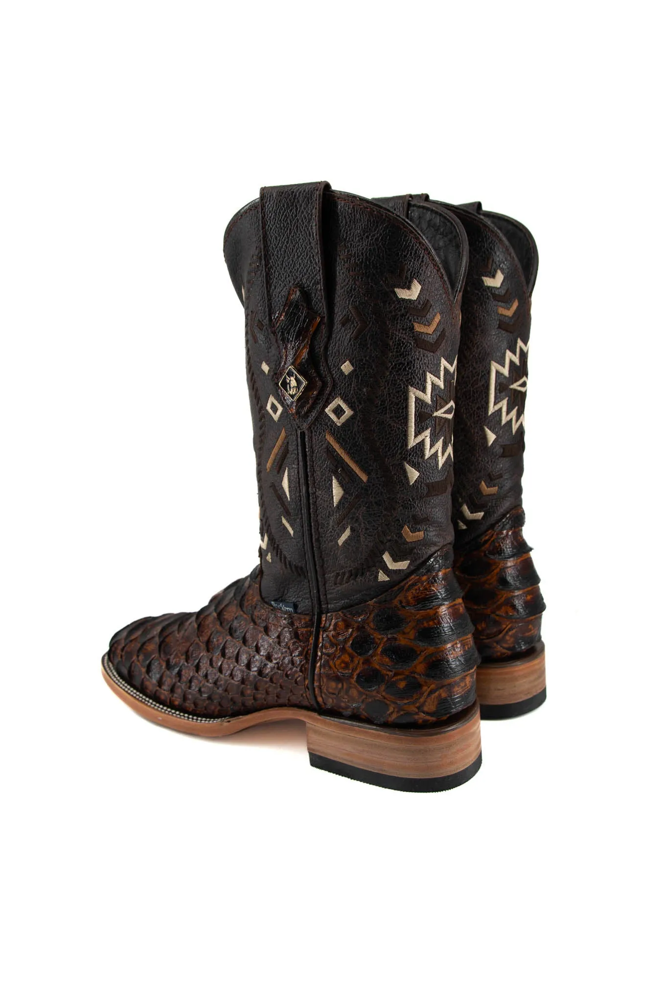 Clon Piton Mega Square Toe Cowboy Boot