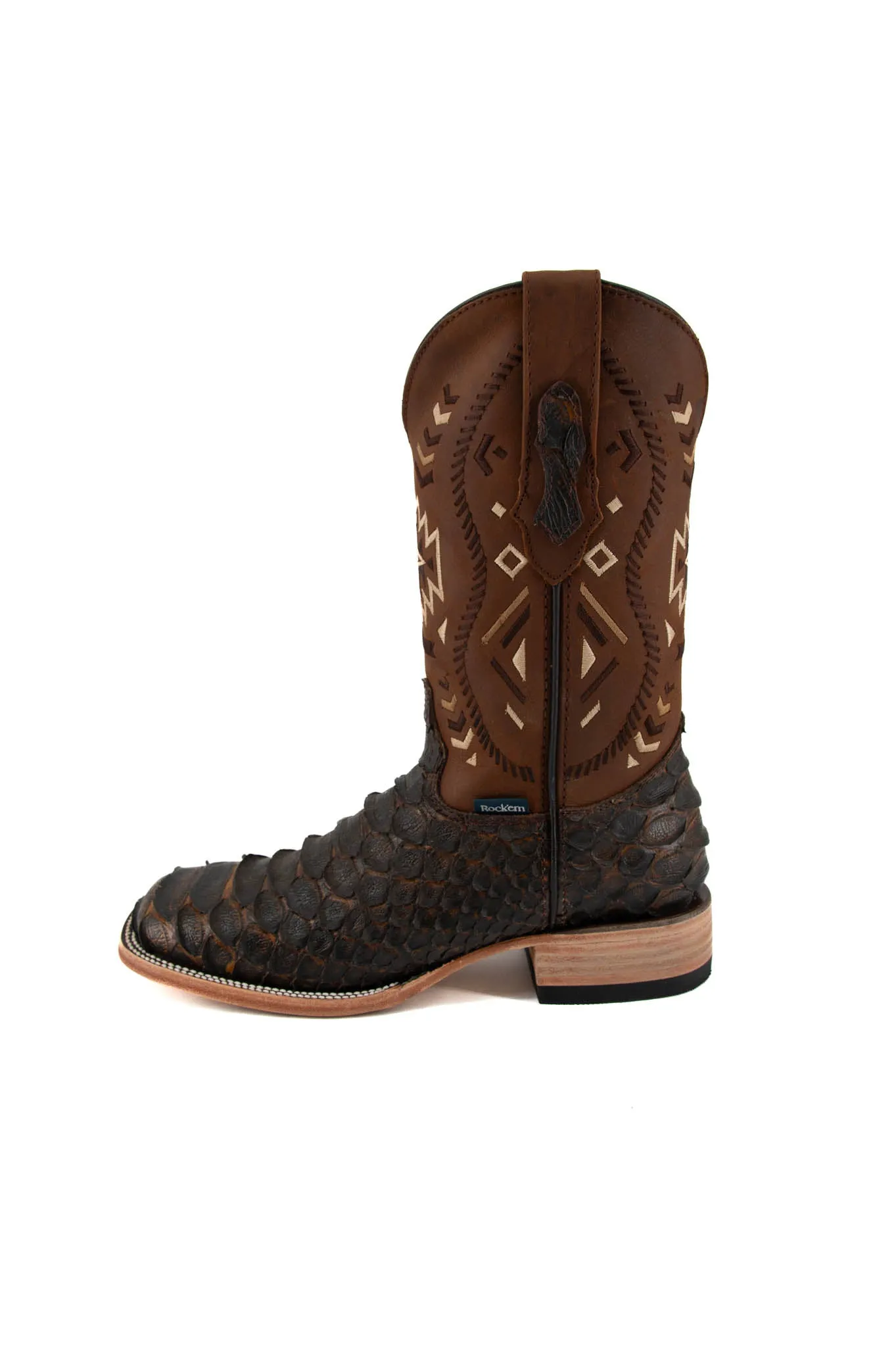 Clon Piton Mega Square Toe Cowboy Boot