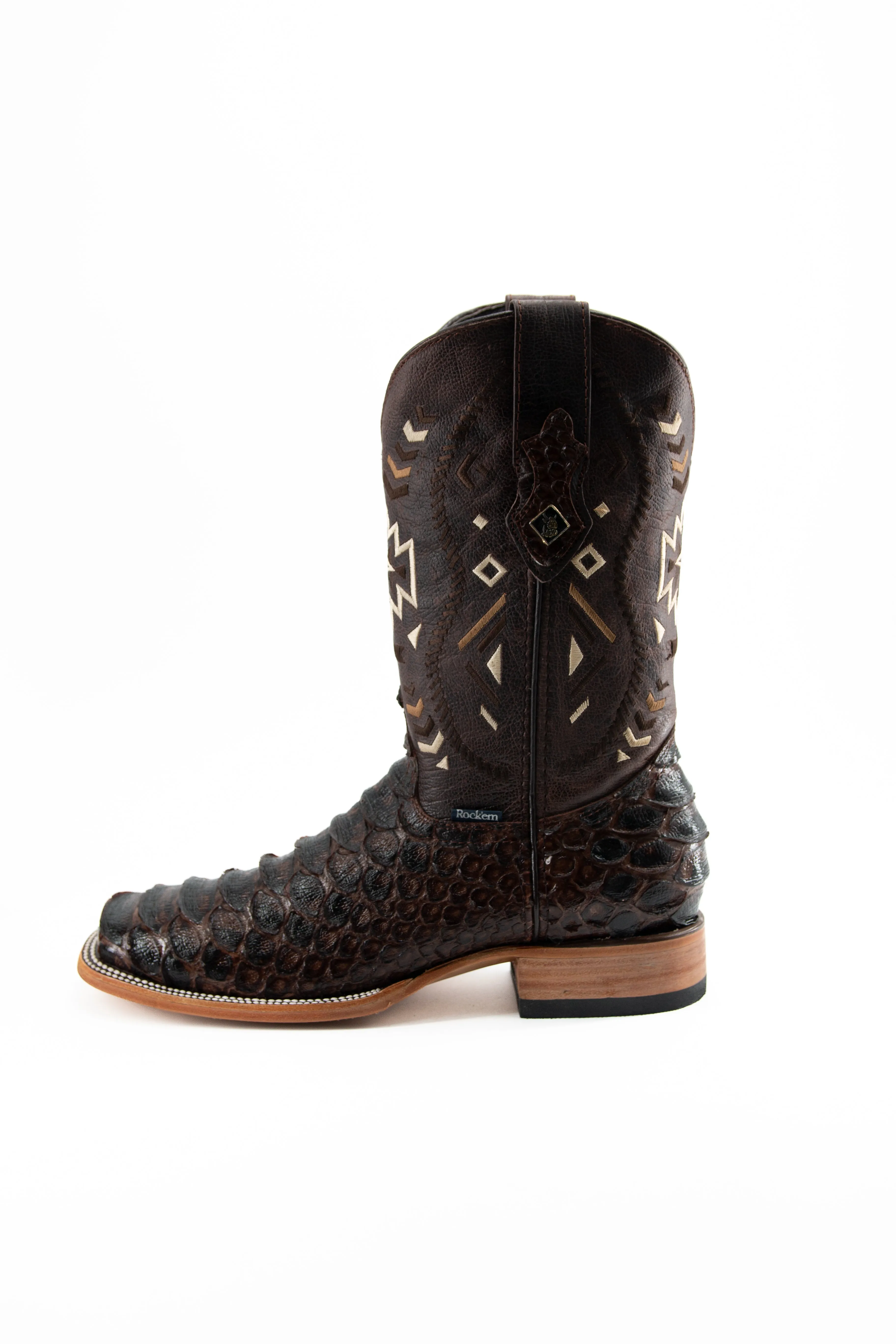 Clon Piton Mega Square Toe Cowboy Boot