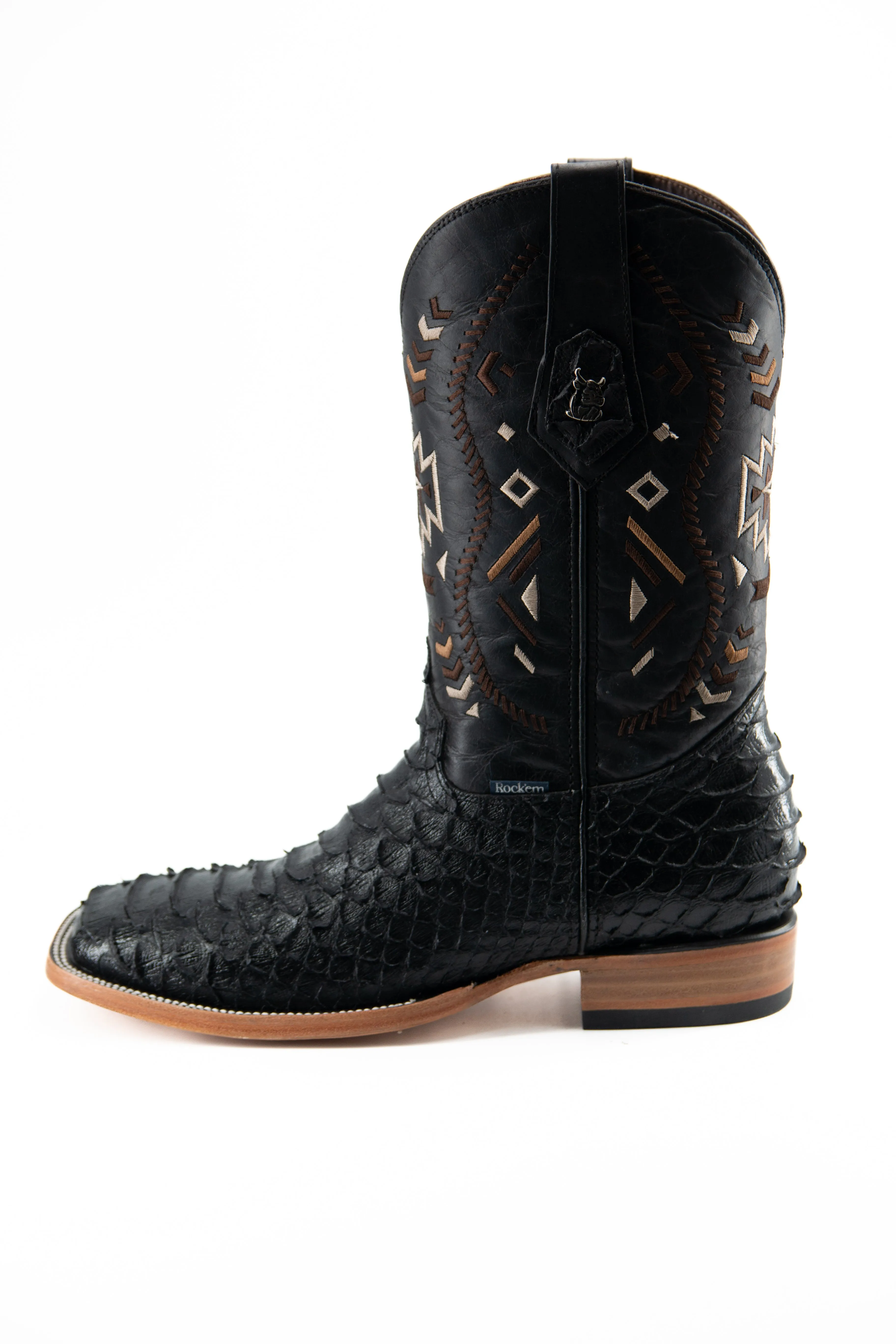 Clon Piton Mega Square Toe Cowboy Boot