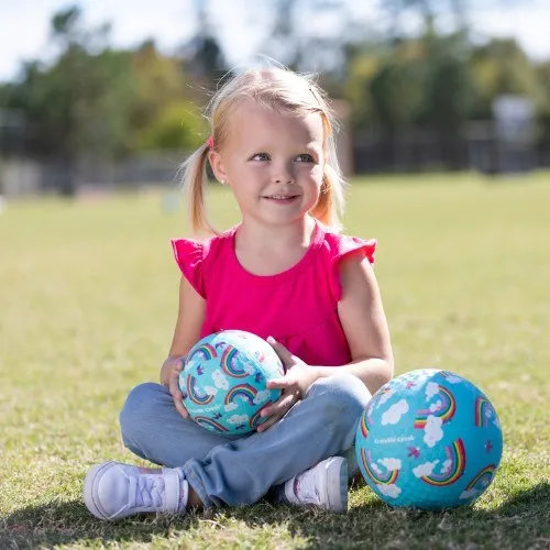 Crocodile Creek 5" Playground Ball - Rainbow Dreams