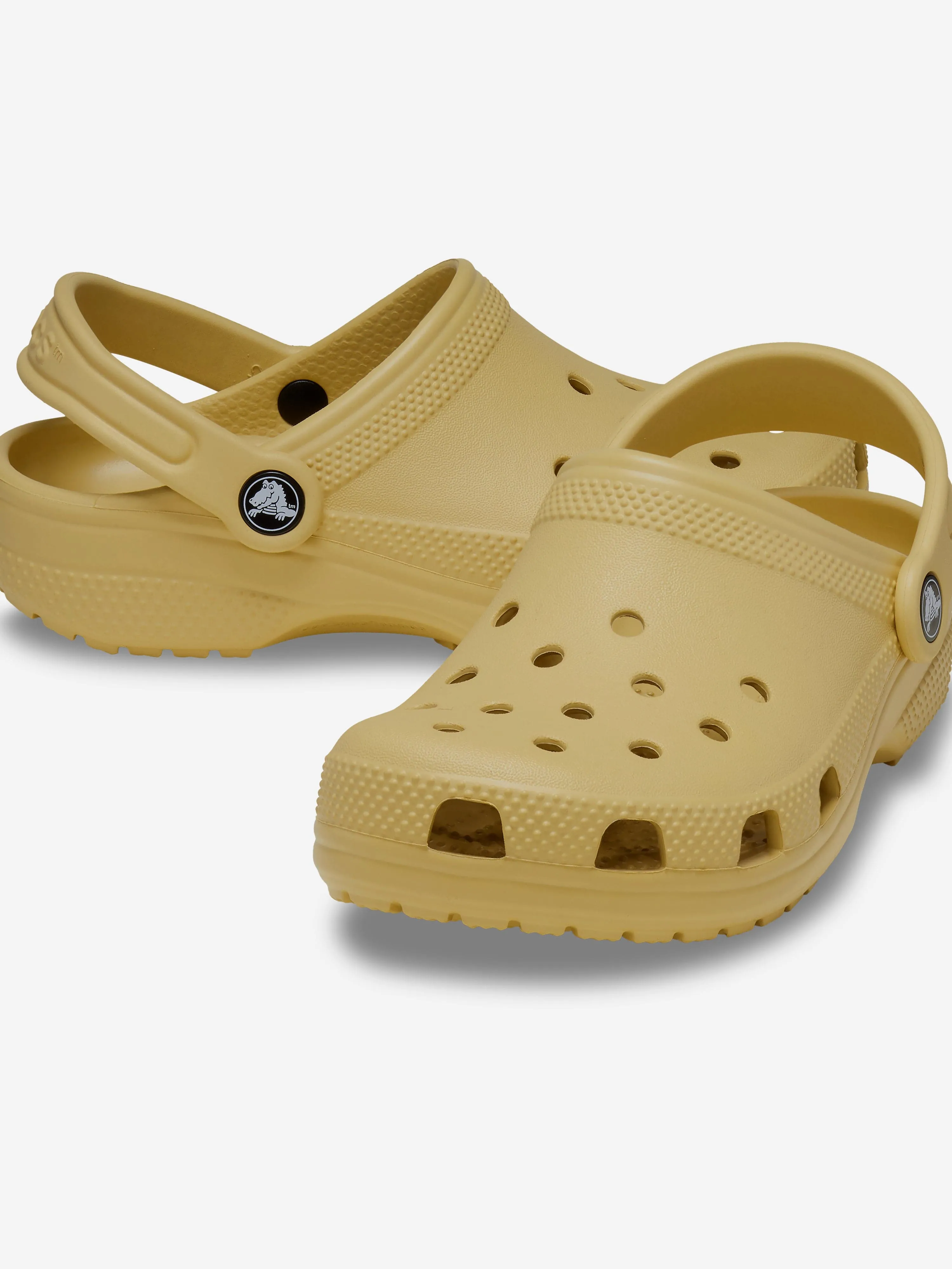 Crocs Kids Classic Clogs in Beige