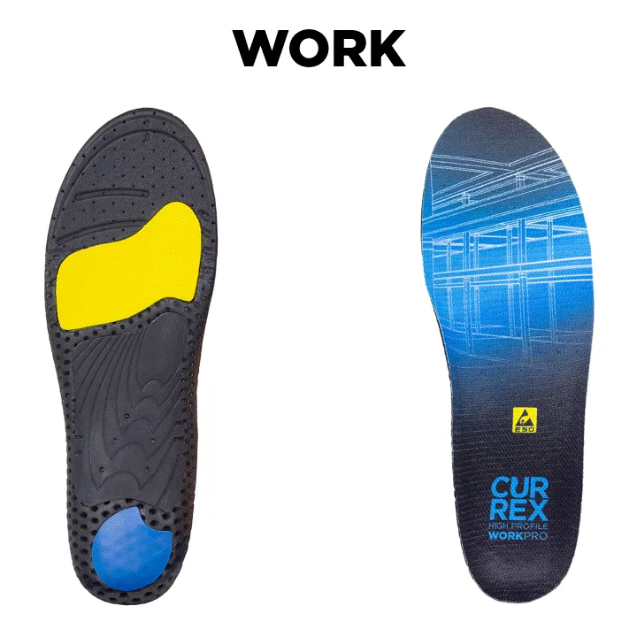 CURREX® WORK Insoles | Safety Insoles for Work Boots & Shoes